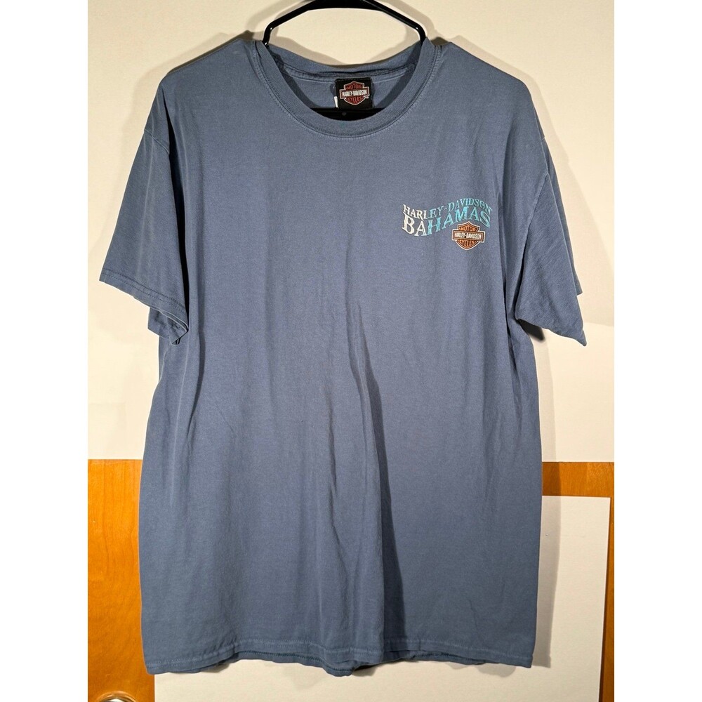 Vintage‎ Harley Davidson Motorcycles Bahamas Paradise Shirt Large L
